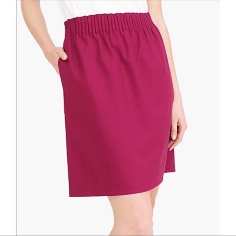 euc jcrew wool sidewalk skirt